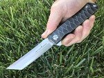 Tactical Titanium Pocket Folding Knife with Sheath