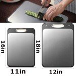 Titanium Anti-Slip Dual-Sided Cutting Board