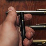 Titanium Stonewashed Bolt Action Pen by BIG IDEA DESIGN
