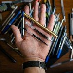 Titanium Stonewashed Bolt Action Pen by BIG IDEA DESIGN