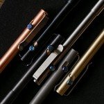 Titanium Stonewashed Bolt Action Pen by BIG IDEA DESIGN