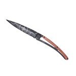 Deejo Ultra-Light Coral Wood Folding Knife 1.3OZ