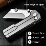 OKNIFE Otacle U1 Titanium Folding Utility Knife