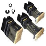 23PCS Titanium Oscillating Blades Set with Case