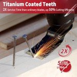 23PCS Titanium Oscillating Blades Set with Case