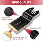 23PCS Titanium Oscillating Blades Set with Case