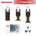 23PCS Titanium Oscillating Blades Set with Case