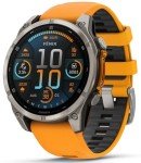 Garmin Fenix 8 Titanium GPS Smartwatch with Earbuds