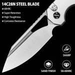 NedFoss COUGAR Folding Pocket Knife with Steel Handle