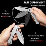 NedFoss COUGAR Folding Pocket Knife with Steel Handle