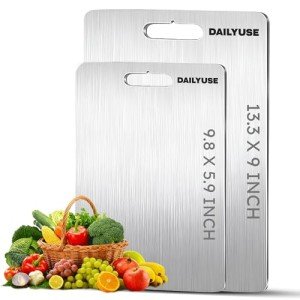 Titanium Cutting Boards Set – Double-Sided Kitchen Solution