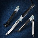TURENZ Lightweight Titanium Folding Knife with Sheath