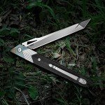 TURENZ Lightweight Titanium Folding Knife with Sheath