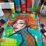 Titanium White Acrylic Paint, 500 ml Bottle