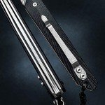 TURENZ Lightweight Titanium Folding Knife with Sheath