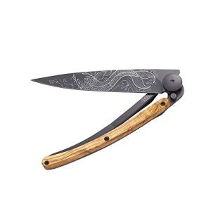Ultra-Light Black Titanium Pocket Folding Knife