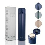 WOKY TICERA 20oz Ultralight Titanium Commuter Bottle