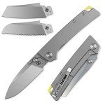 OLITANS T024 Lightweight Titanium Folding Knife