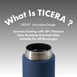 WOKY TICERA 20oz Ultralight Titanium Commuter Bottle