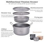 Titanium 1900mL Pot & 900mL Fry Pan Set