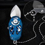 Titanium Folding Pocket Knife with Bottle Opener