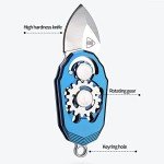 Titanium Folding Pocket Knife with Bottle Opener