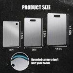 Titanium Cutting Board - Double-Sided Food Safe