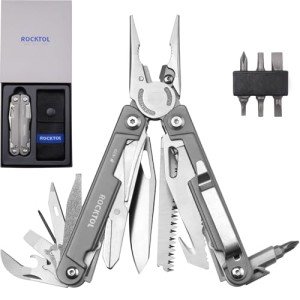 27-in-1 Titanium Multitool with VG10 Blade