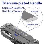 27-in-1 Titanium Multitool with VG10 Blade