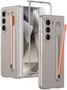 Slim Titanium Galaxy Z Fold 6 Case with S Pen