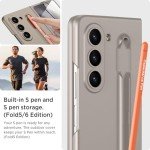 Slim Titanium Galaxy Z Fold 6 Case with S Pen