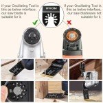 Pecham 64PCS Titanium Oscillating Saw Blades Set