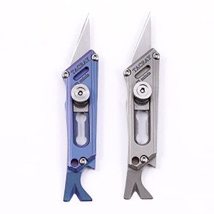 Tacray Titanium EDC Pocket Knife with Opener