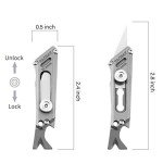 Tacray Titanium EDC Pocket Knife with Opener