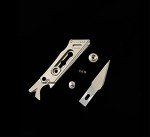 Tacray Titanium EDC Pocket Knife with Opener