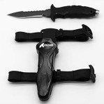 Audeamus Lightweight Titanium Dive Knife with Sheath