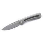 Morad Titanium Front Flipper Folding Knife 3.5