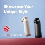 17oz Titanium Ceramic Tumbler with Silicone Strap