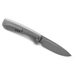Morad Titanium Front Flipper Folding Knife 3.5