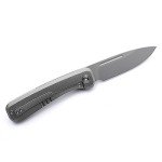 Morad Titanium Front Flipper Folding Knife 3.5