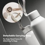 17oz Titanium Ceramic Tumbler with Silicone Strap