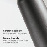 17oz Titanium Ceramic Tumbler with Silicone Strap