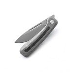Morad Titanium Front Flipper Folding Knife 3.5