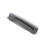Morad Titanium Front Flipper Folding Knife 3.5