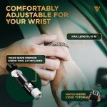 Titanium Magnetic Therapy Bracelet for Men, Black