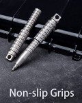 Compact TC4 Titanium Tactical Pen with Grip