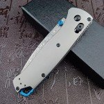 Titanium Folding Pocket Knife with Damascus Blade