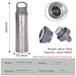 Titanium Insulated Water Bottle 800ml - A-Ti3016D