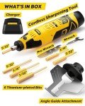 EzzDoo Portable Cordless Electric Chainsaw Sharpener