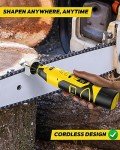 EzzDoo Portable Cordless Electric Chainsaw Sharpener